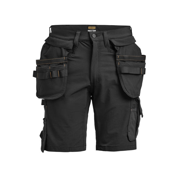 Jobman 2397 Stretch shorts hp - Zwart
