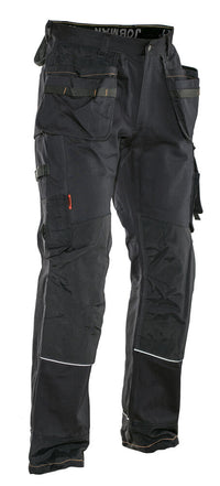 Jobman 2732 Trousers cotton hp - Zwart/zwart