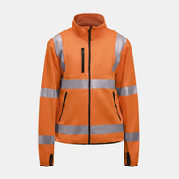 Jobman 5101 Hi-vis light softshell jacket - Oranje