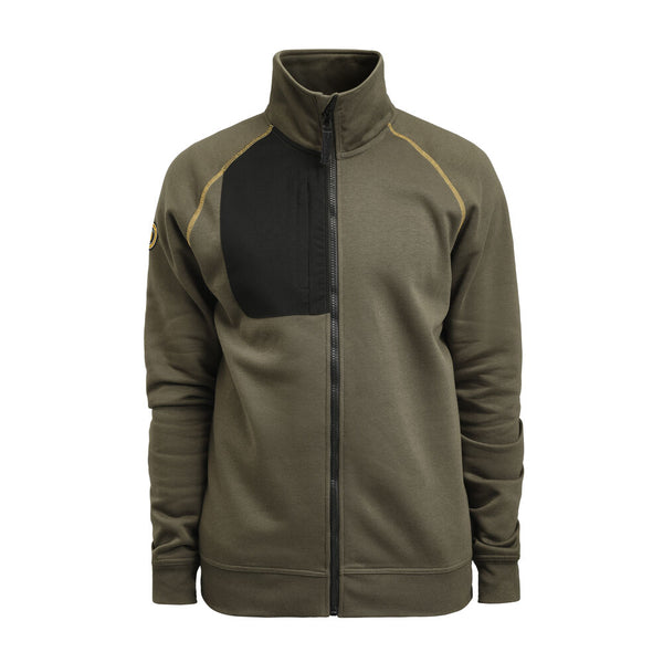 Jobman 5141 Full zip sweatshirt - Olijfgroen
