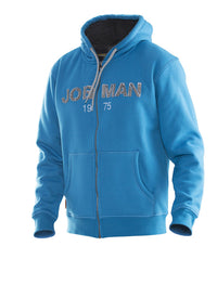 Jobman 5154 Vintage hoodie lined oranje/grijs - Ocean/grijs