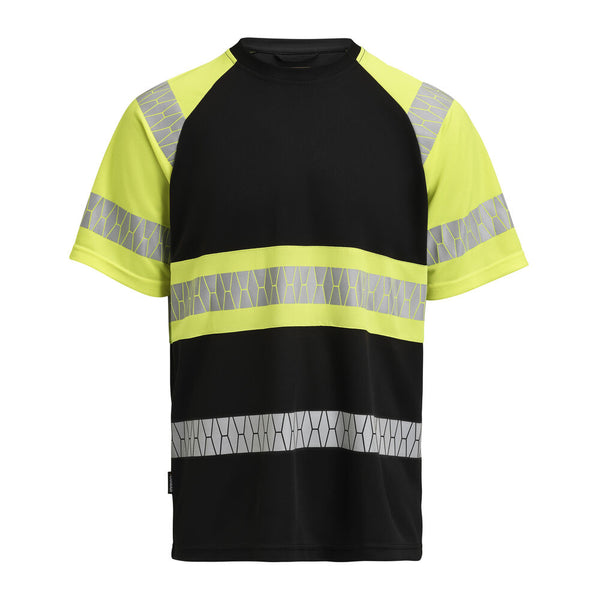 Jobman 5226 T-shirt Hi-Vis - Zwart/geel