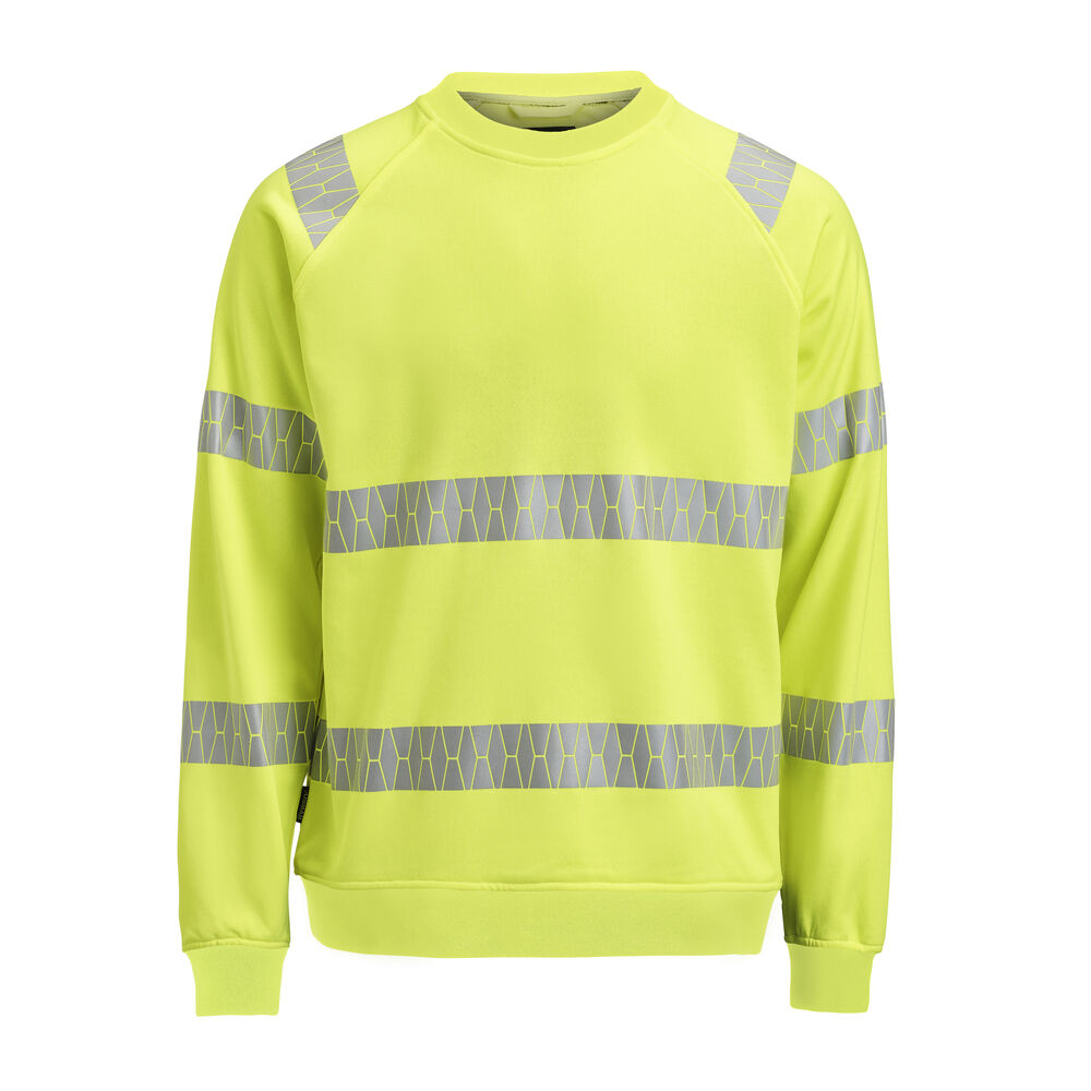 Jobman 5324 Sweatshirt Hi-Vis hi-vis - Geel