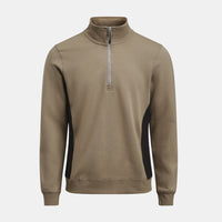 Jobman 5401 Halfzip sweatshirt - Khaki/zwart