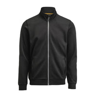 Jobman 5403 Sweatshirt full zip zwa/hivis g - Zwart/zwart