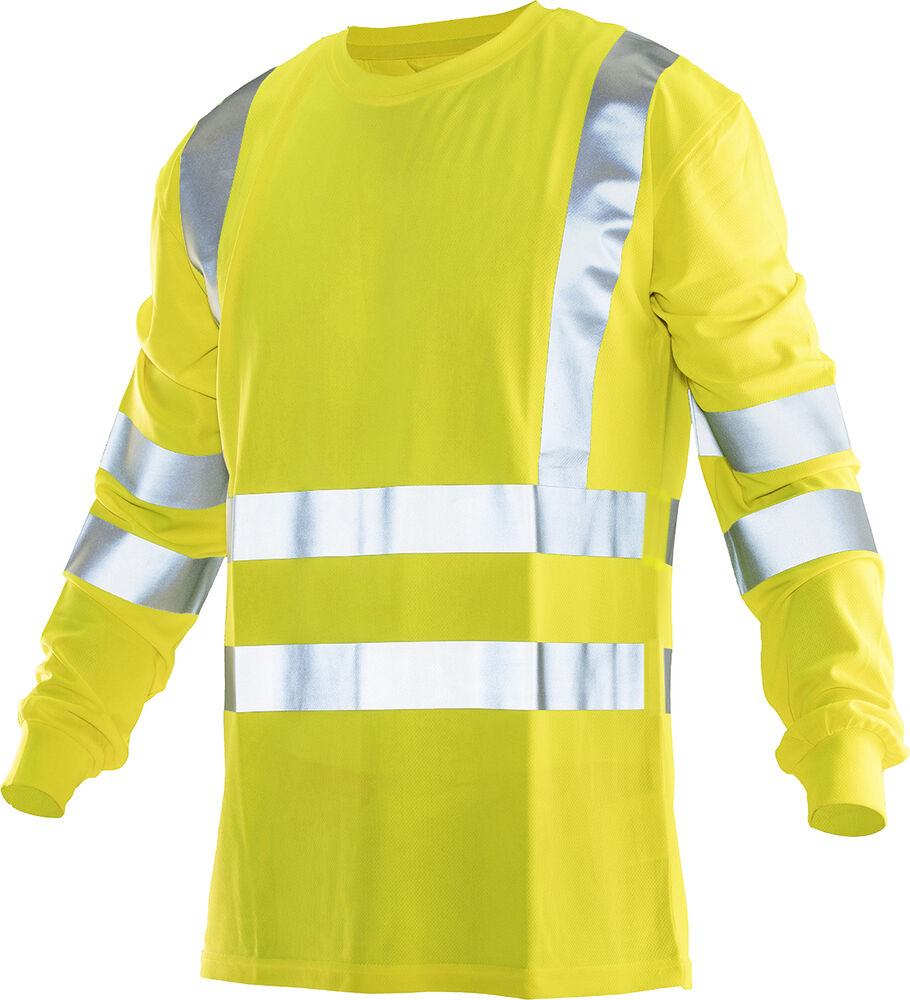 Jobman 5593 Hi-vis long sleeve t-shirt - Geel/geel