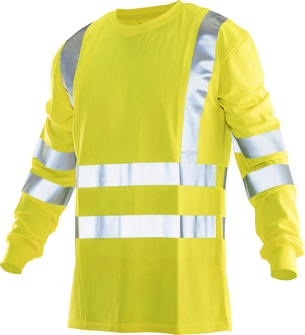Jobman 5593 Hi-vis long sleeve t-shirt - Geel/geel