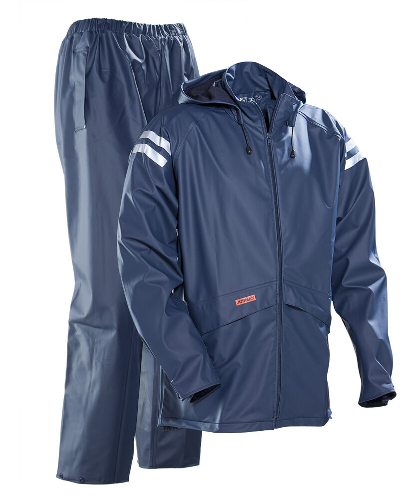 Jobman 6535 Rainsuit - Navy