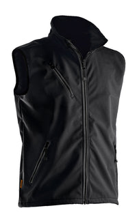 Jobman 7502 Light softshell vest - Zwart