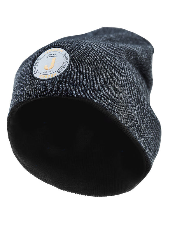 Jobman 8001 Reflective beanie - Zwart/zwart
