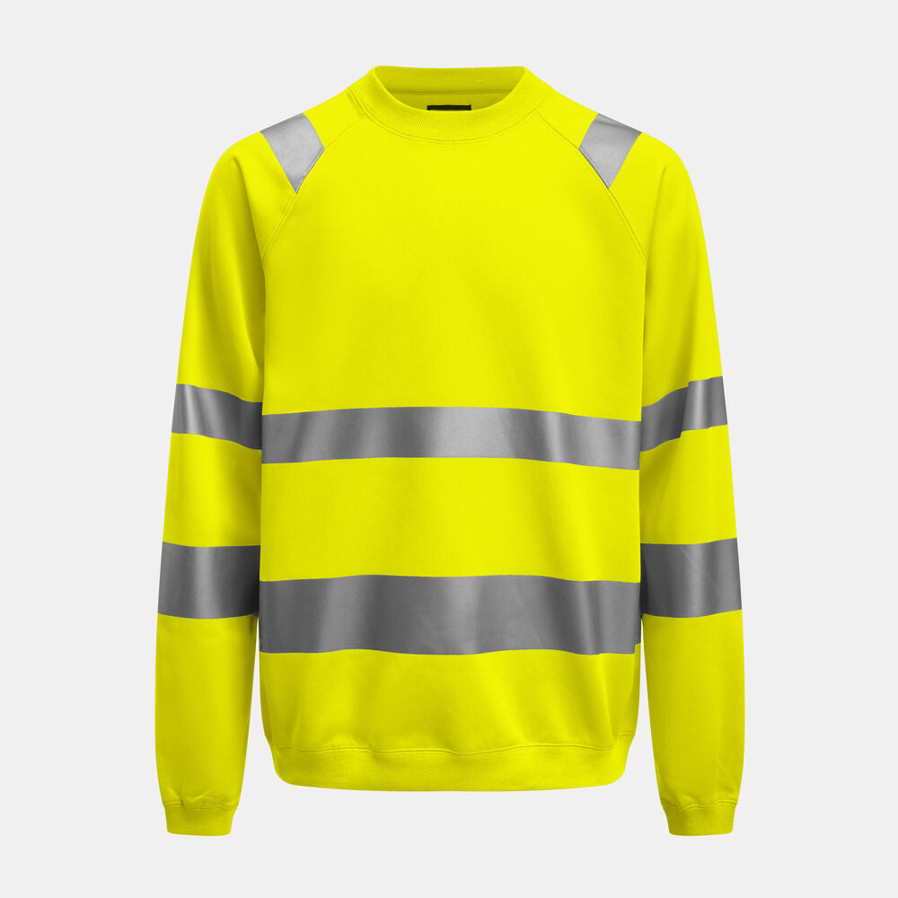 Jobman 1150 Hi-vis sweatshirt - Geel