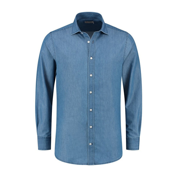 Santino Shirt Felix - Washed Denim