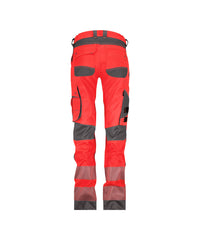 Aruba Women 201081 stretch hogezichtbaarheidsbroek met kniezakken voor dames - Fluorood/Cementgrijs