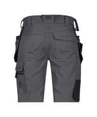 Aurax 250111 holsterzakkenshort met stretch - Antracietgrijs/Zwart