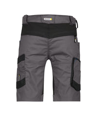 Axis 250082 werkshort met stretch - Antracietgrijs/Zwart