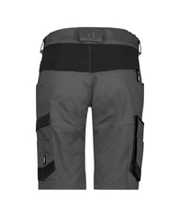 Axis Next Women 250113 werk short met stretch voor dames - Antracietgrijs/Zwart