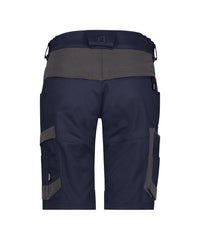Axis Next Women 250113 werk short met stretch voor dames - Nachtblauw/Antracietgrijs