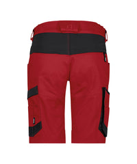 Axis Next Women 250113 werk short met stretch voor dames - Rood/Zwart