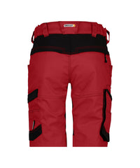 Axis Women 250087 werkshort met stretch voor dames - rood-0683-zwart