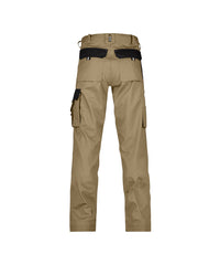 Boston 200426 tweekleurige werkbroek met kniezakken (PESCO61) - Beige/Zwart