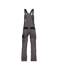 Calais 400138 tweekleurige bretelbroek - Cementgrijs/Zwart