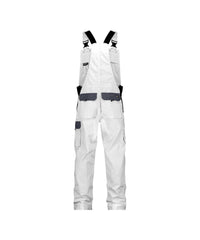 Calais 400138 tweekleurige bretelbroek - Wit/Cementgrijs