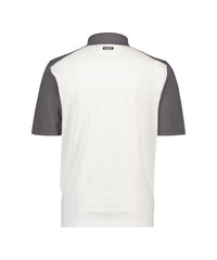 Cesar 710004 tweekleurige polo - Wit/Cementgrijs