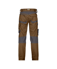 Dynax 200980 werkbroek met stretch en kniezakken - Leembruin/Antracietgrijs
