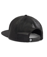 Hebe 25886 flat brim pet - Zwart