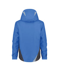 Hyper 300404 wind- en waterdichte werkjas - Azuurblauw/Antracietgrijs
