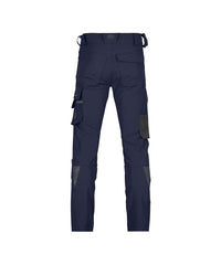 Impax 201038 stretch werkbroek met kniezakken - Nachtblauw/Antracietgrijs