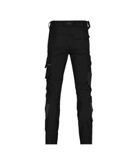 Impax 201038 stretch werkbroek met kniezakken - Zwart/Antracietgrijs