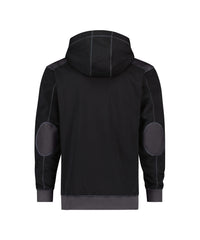 Indy 300318 sweater met kap - Zwart/Antracietgrijs