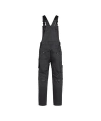 Ito Flex 400176 bretelbroek met stretch en kniezakken - Antracietgrijs/Zwart