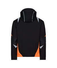 Kalama 300522 softshelljas (PESRE21) - Zwart/Fluo-oranje
