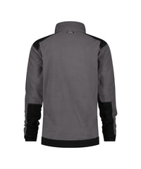 Kazan 300217 tweekleurige fleecevest - Cementgrijs/Zwart