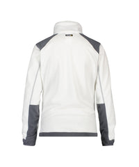 Kazan Women 300293 tweekleurige fleecevest voor dames - wit-cementgrijs