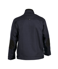 Kent 300316 canvas werkvest - Nachtblauw/Zwart