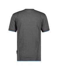 Kinetic 710019 t-shirt - Antracietgrijs/Azuurblauw