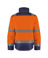 Lima 500120 hogezichtbaarheidswinterjas - Fluo-oranje/Marineblauw