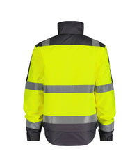 Lima 500120 hogezichtbaarheidswinterjas - Fluogeel/Cementgrijs