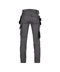 Matrix 201070 stretch holsterzakkenbroek met kniezakken - Antracietgrijs/Zwart