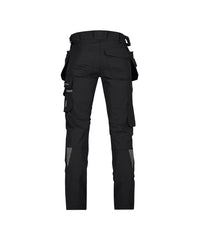 Matrix 201070 stretch holsterzakkenbroek met kniezakken - Zwart