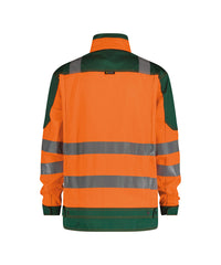 Orlando 300367 hogezichtbaarheidsvest - Fluo-oranje/Flessengroen
