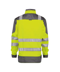 Orlando 300367 hogezichtbaarheidsvest - Fluogeel/Cementgrijs