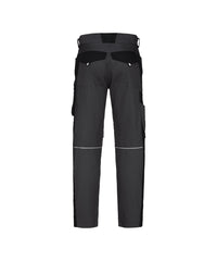 Ponti 201169 werkbroek met kniezakken - Antracietgrijs/Zwart