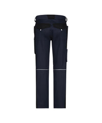 Ponti Flex women 201226 werbroek met stretch en kniezakken voor dames - Nachtblauw/Zwart
