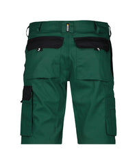 Roma 250024 tweekleurige werkshort - Flessengroen/Zwart