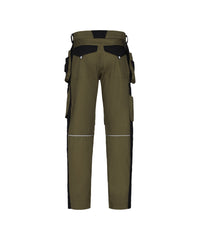 Rossi 201170 holsterzakkenbroek met kniezakken - Kakigroen/Zwart