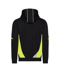 Santos 300526 hoodie (COPES80) - Zwart/Fluogeel